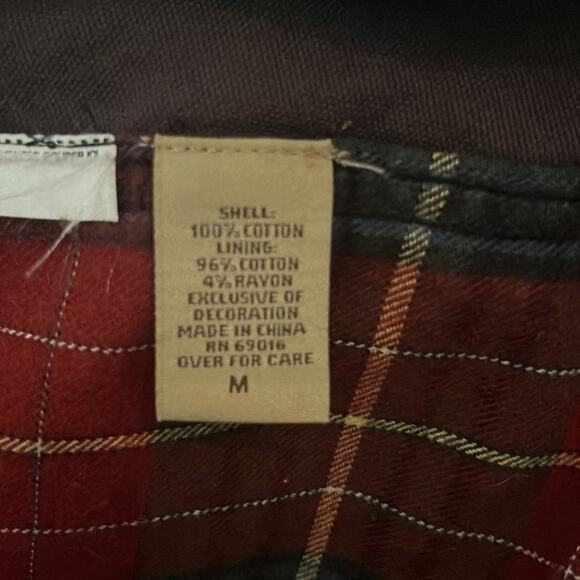 Ruff Hewn Coat Girls Size Medium Navy Blue Barn Chore Coat Button Down Rugged - Picture 6 of 6